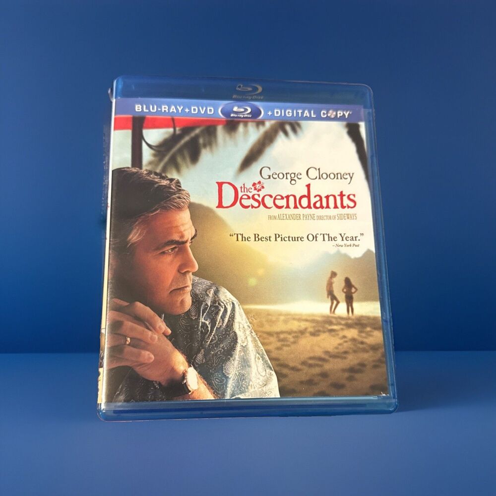 THE DESCENDENTS Blu Ray George Clooney Pre-Owned